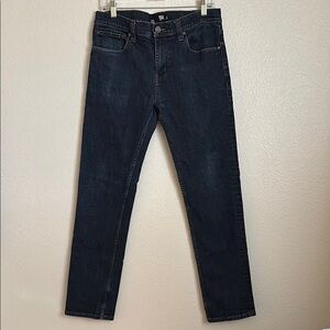 RSQ London Skinny Men's Deep Indigo Straight Jeans 33x32